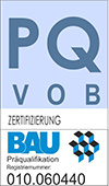 Logo PQ VOB Zertifizierung